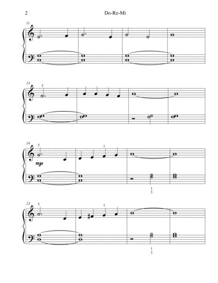 Do Re Mi From The Sound Of Music Beginner Big Note Piano Page 2