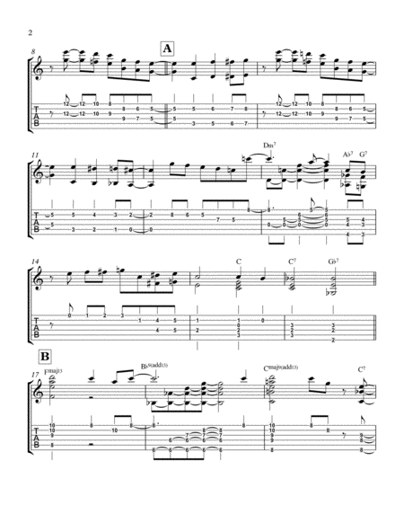 Dont Get Around Much Anymore Jazz Guitar Chord Melody Page 2
