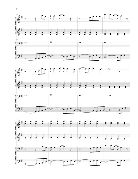Dont Stop Believin Piano 4 Hands Page 2