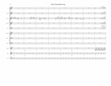 Dont Stop Believin Small Jazz Band Or Large Combo Page 2