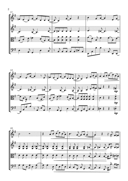 Dont You Worry Bout A Thing Stevie Wonder For String Quartet Page 2