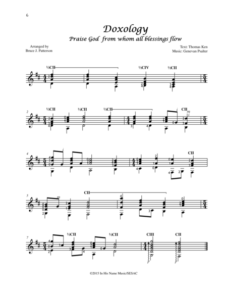 Doxology Praise God From Whom All Blessings Flow Page 2