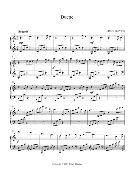 Duette An Original Harp Solo From My Harp Book Waltz In The Wood Lever Or Pedal Harp Page 2