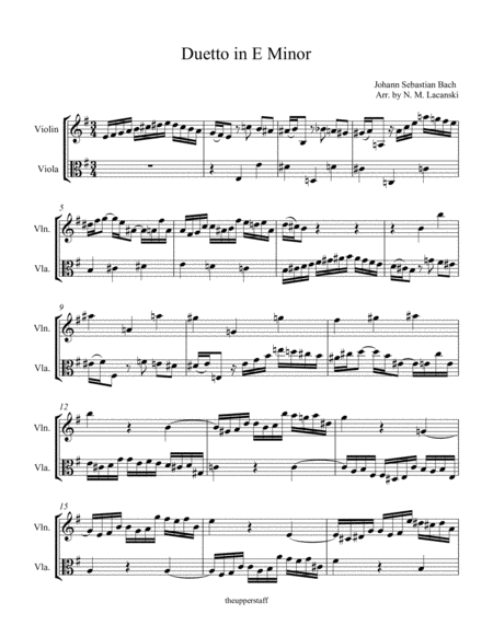 Duetto In E Minor Page 2