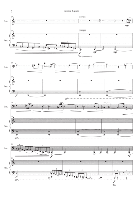 Duo For Bassoon And Piano Page 2