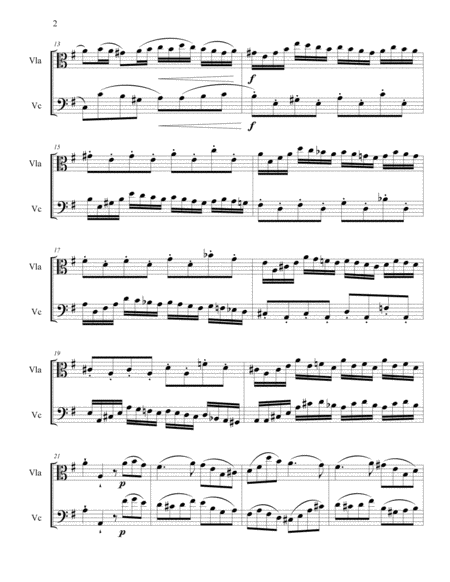 Duo In G For Viola And Violoncello Page 2