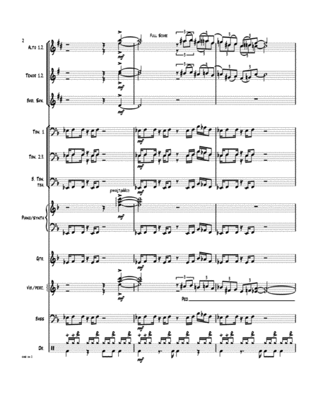Ease On Down The Road Big Band Jazz Ensemble Page 2