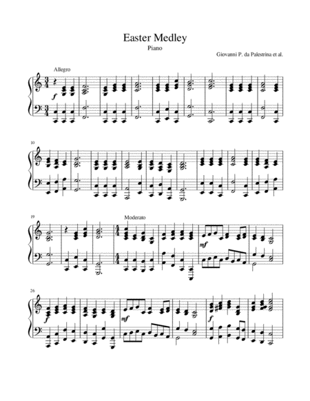 Easter Medley Piano Page 2