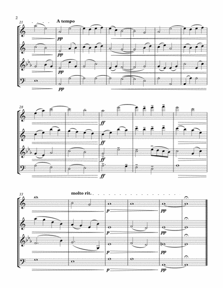 Easter No 1 Wind Quartet Page 2