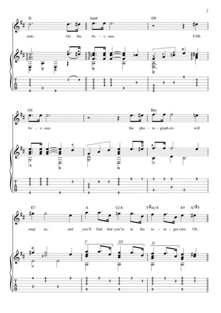 Easter Parade Guitar Fingerstyle Page 2