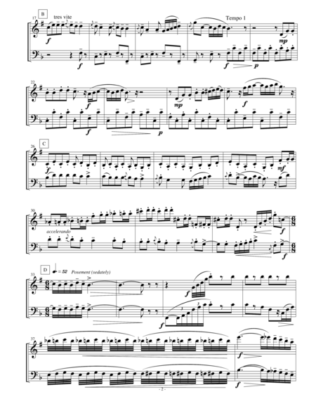 Eastern European Rhapsody Duets For Clarinet And Bassoon Page 2