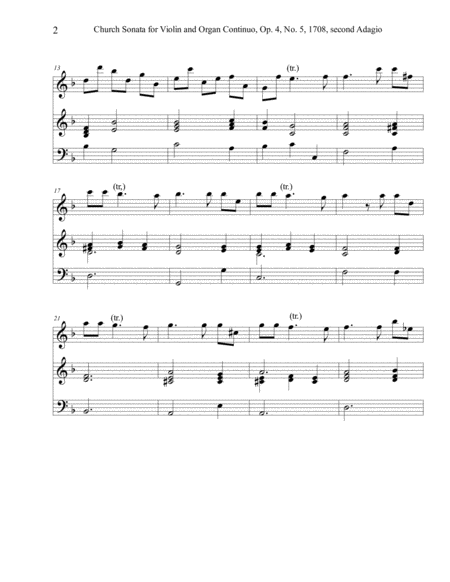 Easy Baroque Trio For Organ Or Organ And Instrument Page 2