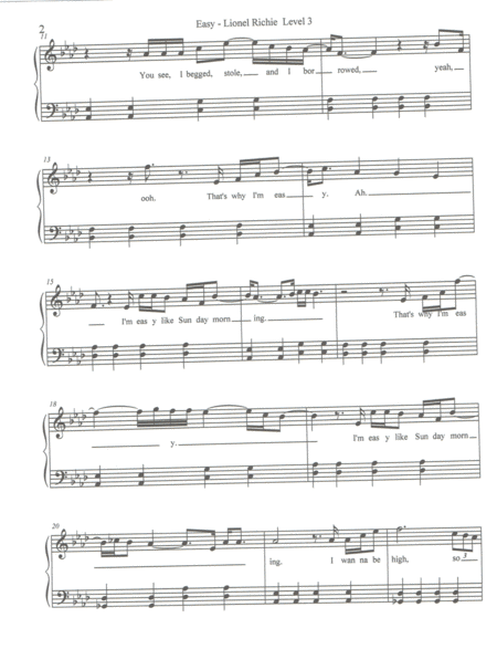 Easy Easy Piano Level 3 Page 2