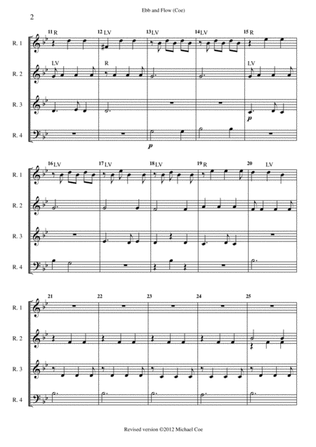 Ebb And Flow Handbell Quartet 2 Octaves Page 2