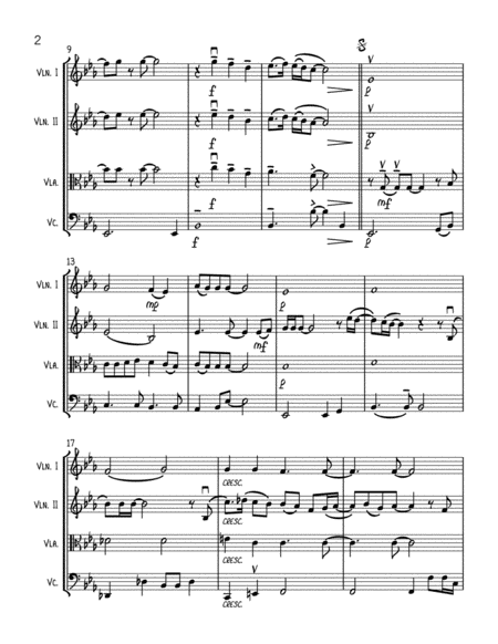 Ebony And Ivory String Quartet Page 2