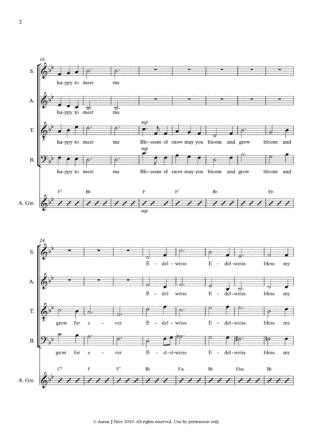 Edelweiss Satb Page 2