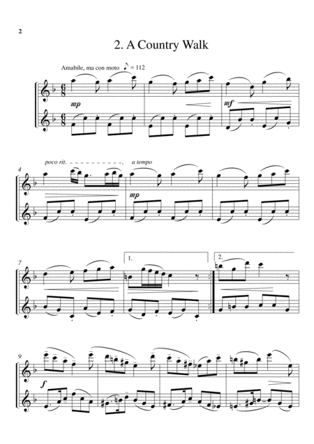 Eight Saxophone Duets Page 2