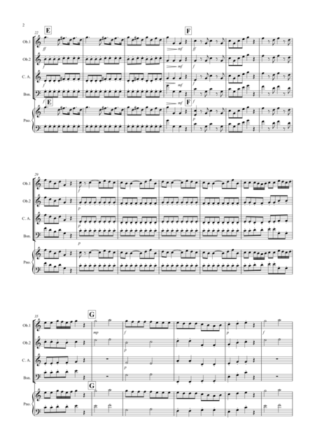 Eine Kleine 1st Movement For Double Reed Quartet Page 2