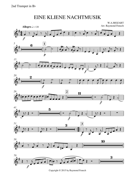 Eine Kliene Nachtmusik 1st Movement For Concert Band Page 2