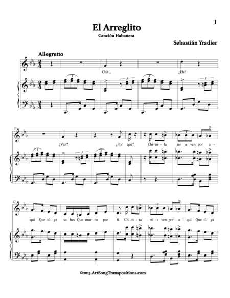 El Arreglito C Minor Page 2