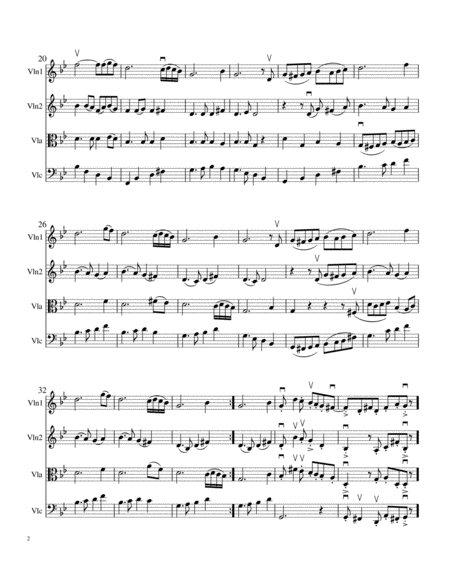 El Condor Pasa For String Quartet Page 2