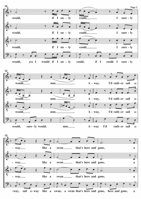 El Condor Pasa If I Could A Cappella Page 2