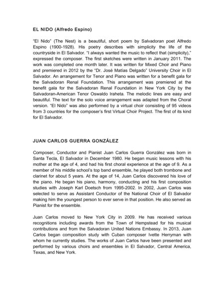 El Nido The Nest Soloist Version High Voice Page 2