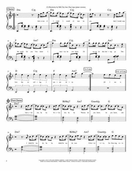 Electricity Piano Version Page 2