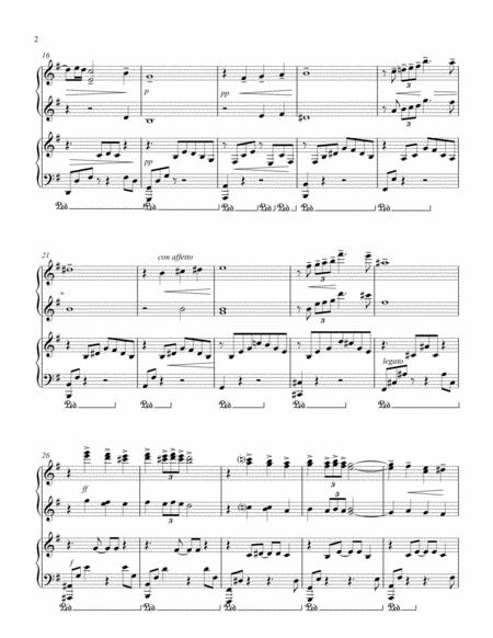 Elegie By Rachmaninoff Arranged For 4 Hands And Transposed Byt Heeb Page 2