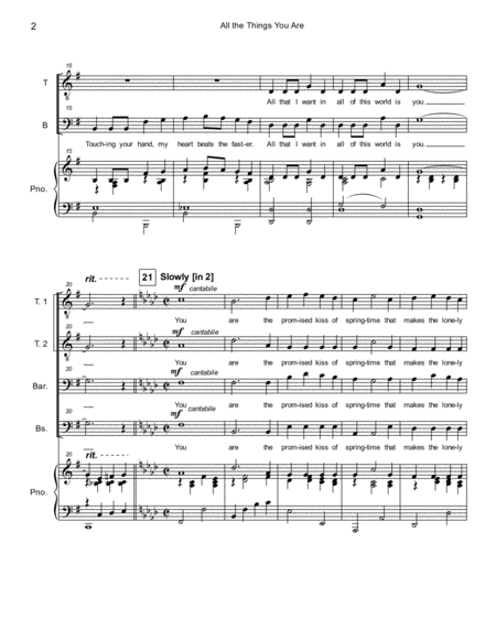 Elegy For A Joyful Heart Concert Band Score And Parts Page 2