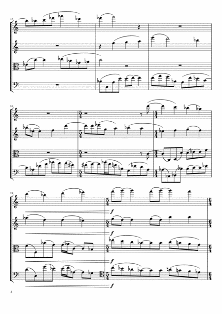 Elegy For String Quartet Page 2