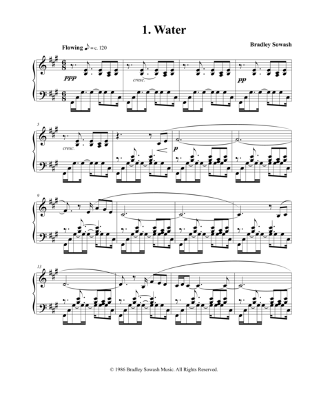 Elements Earth Air Water Fire Solo Piano Suite Page 2