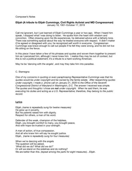 Elijah A Tribute To Elijah Cummings Sab Chords Opt Piano Acc Page 2