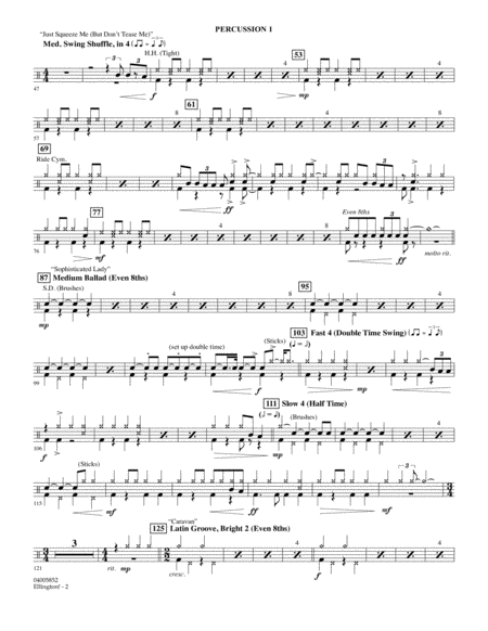 Ellington Arr Stephen Bulla Percussion 1 Page 2