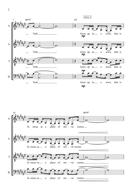 Empire State Of Mind Part Ii Broken Down Satb Page 2