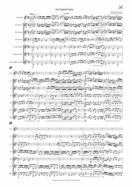 English Suite Arr Clarinet Choir Page 2