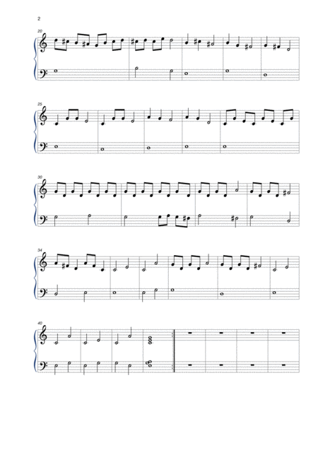 Equilateral Inversion Study In C Major Movement 1 Page 2