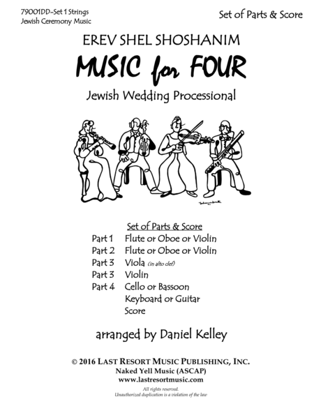 Erev Shel Shoshanim For String Quartet Or Piano Quintet Page 2