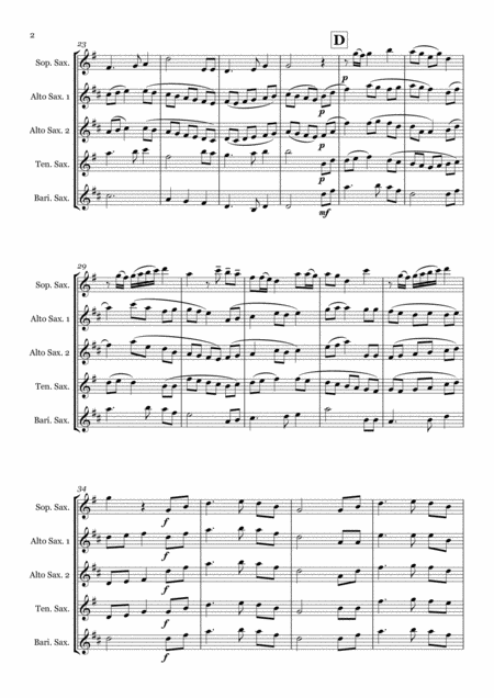Eriskay Love Lilt Saxophone Quintet Saatb Page 2