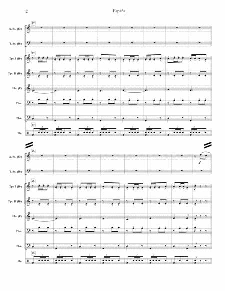 Espaa From Curb Your Enthusiasm Full Score Set Of Parts Page 2