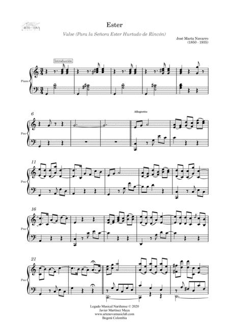 Ester Vals For Piano Music From Latin America Page 2
