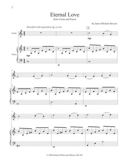 Eternal Love Violin Piano Page 2