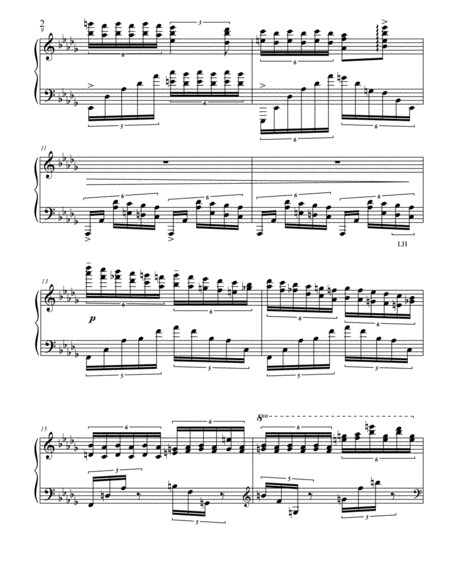 Etude In D Flat Major Page 2