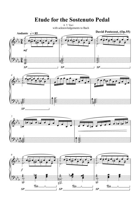 Etude Opus 55 For The Sostenuto Pedal Page 2