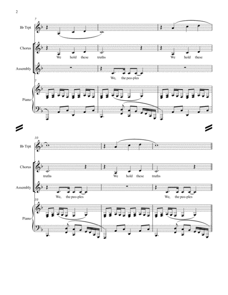 Every Man Woman And Child Full Score F Major Page 2