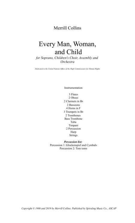 Every Man Woman And Child Orchestral Score And Parts Bb Major Page 2