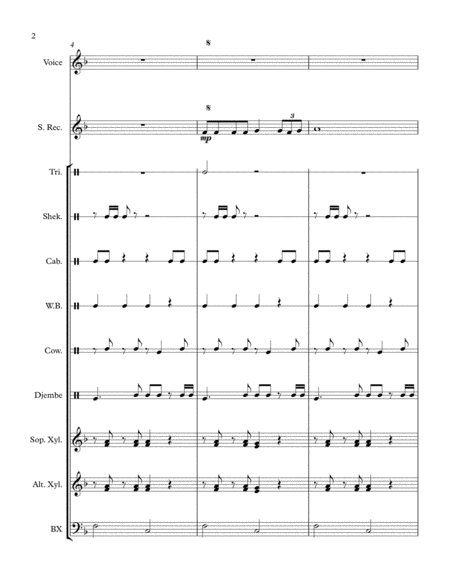 Everybody Loves Saturday Night For Orff Ensemble Page 2