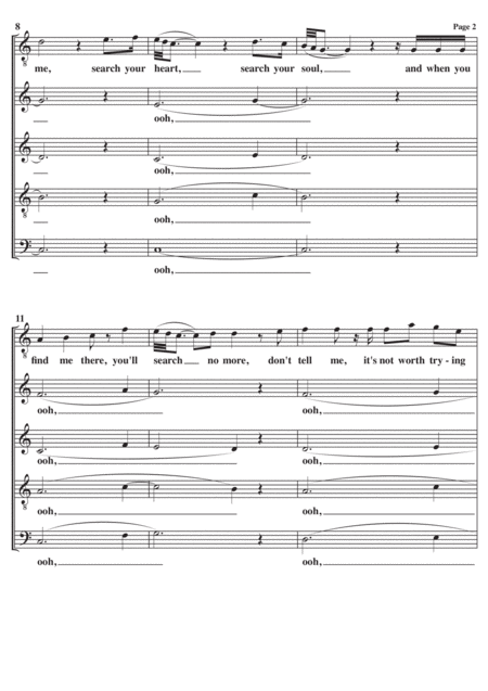 Everything I Do I Do It For You A Cappella Ts Page 2