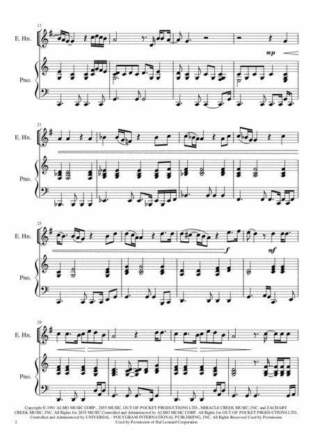 Everything I Do I Do It For You English Horn Solo Page 2