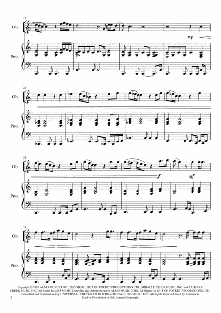 Everything I Do I Do It For You Oboe Solo Page 2